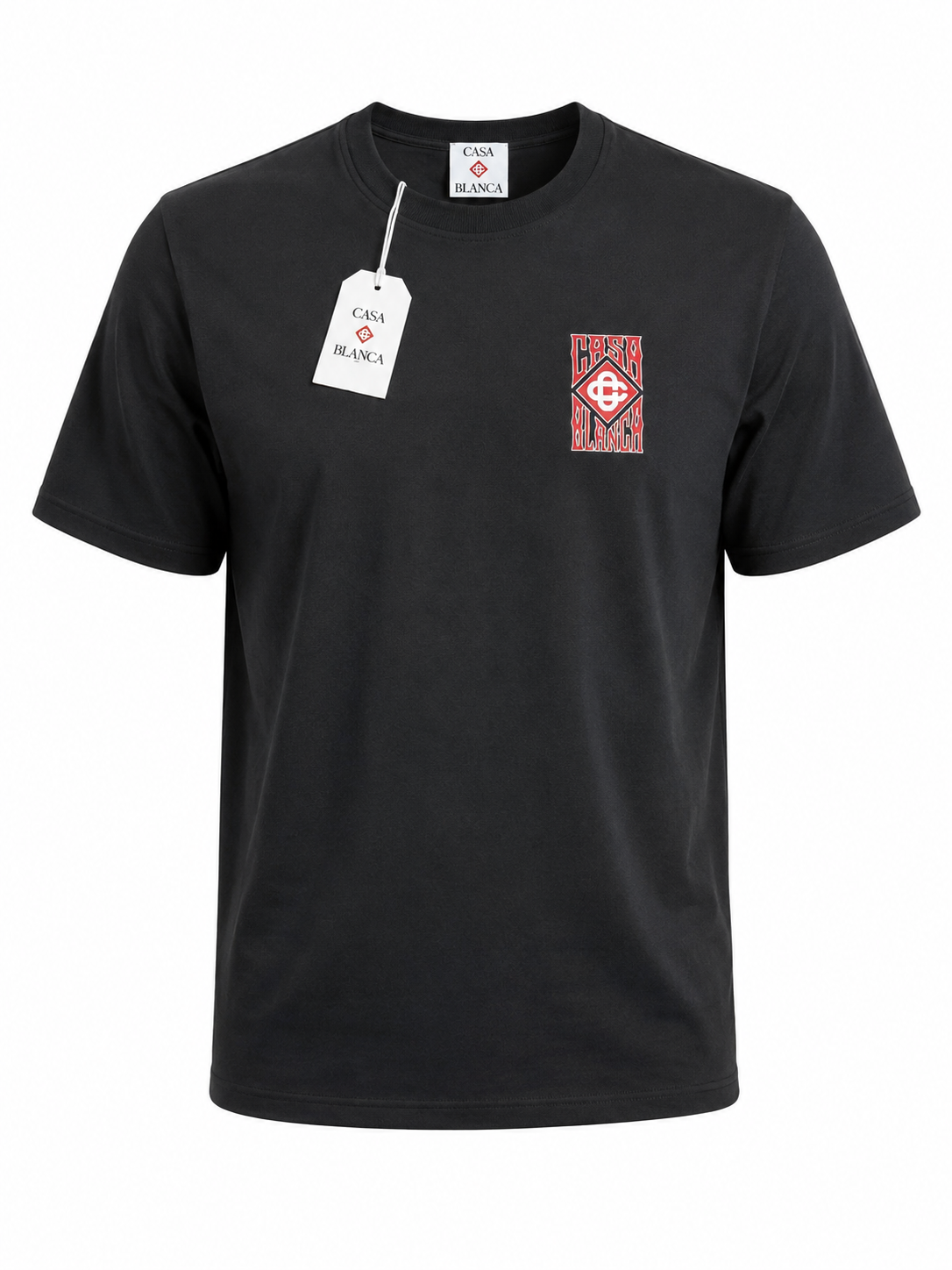 Casablanca Big Logo Tshirt- Black