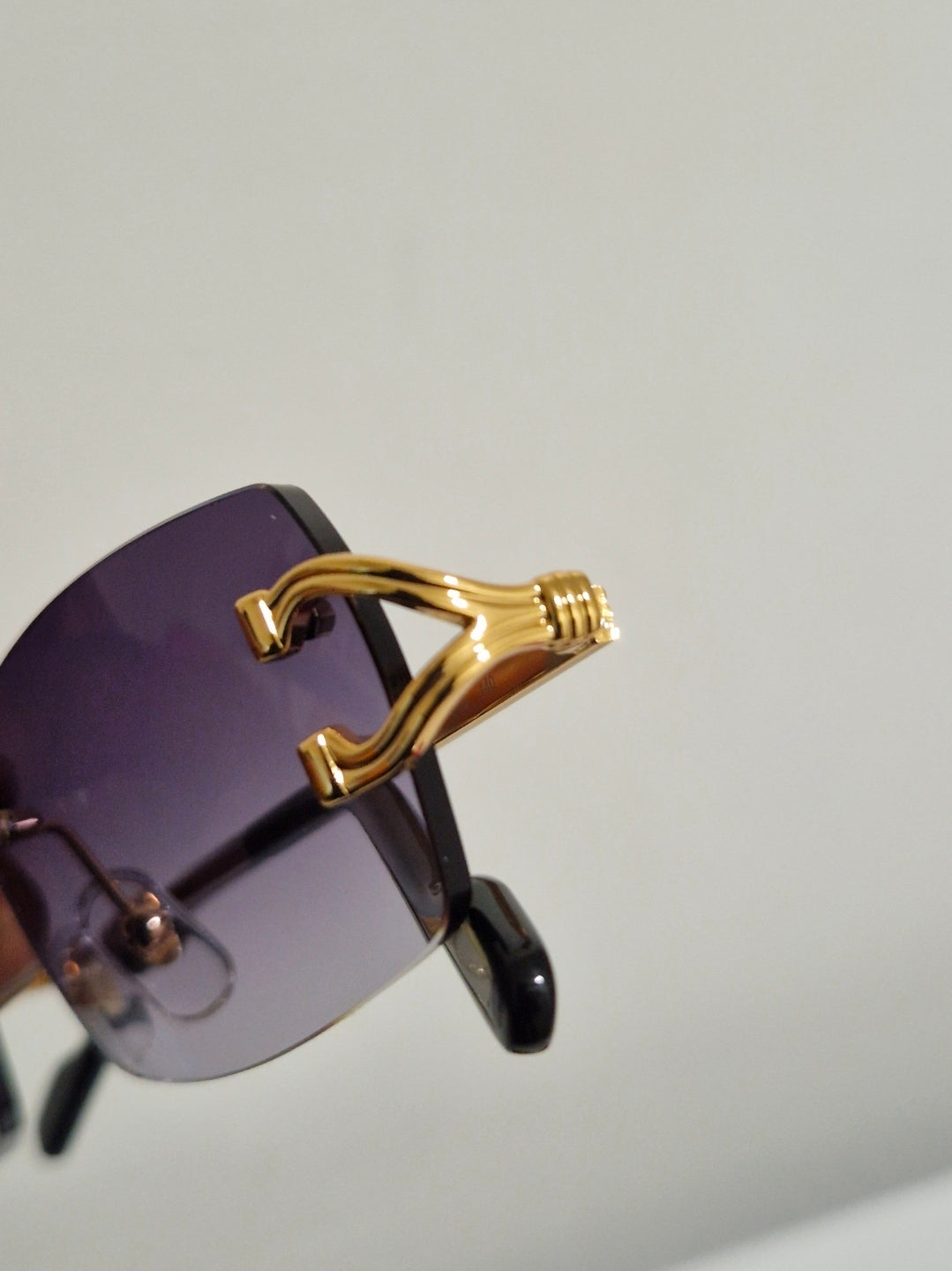 Cartier Sunglasses Gold Frame