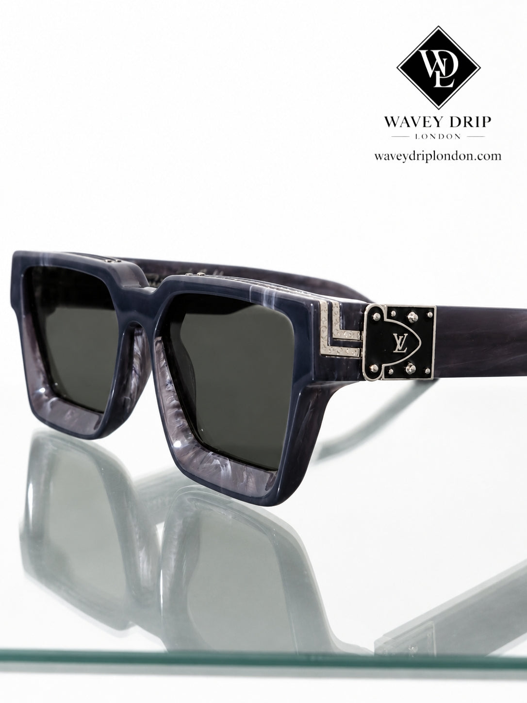 Louis Vuitton Millionaire Sunglasses Marble Charcoal Grey