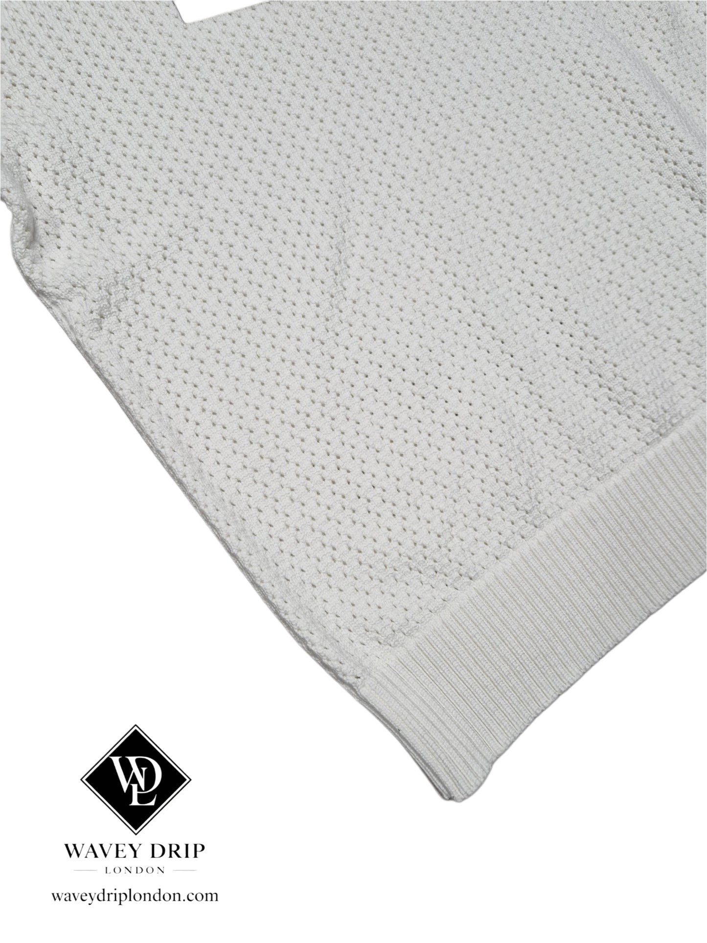 Prada Knit Tshirt & Shorts Set White