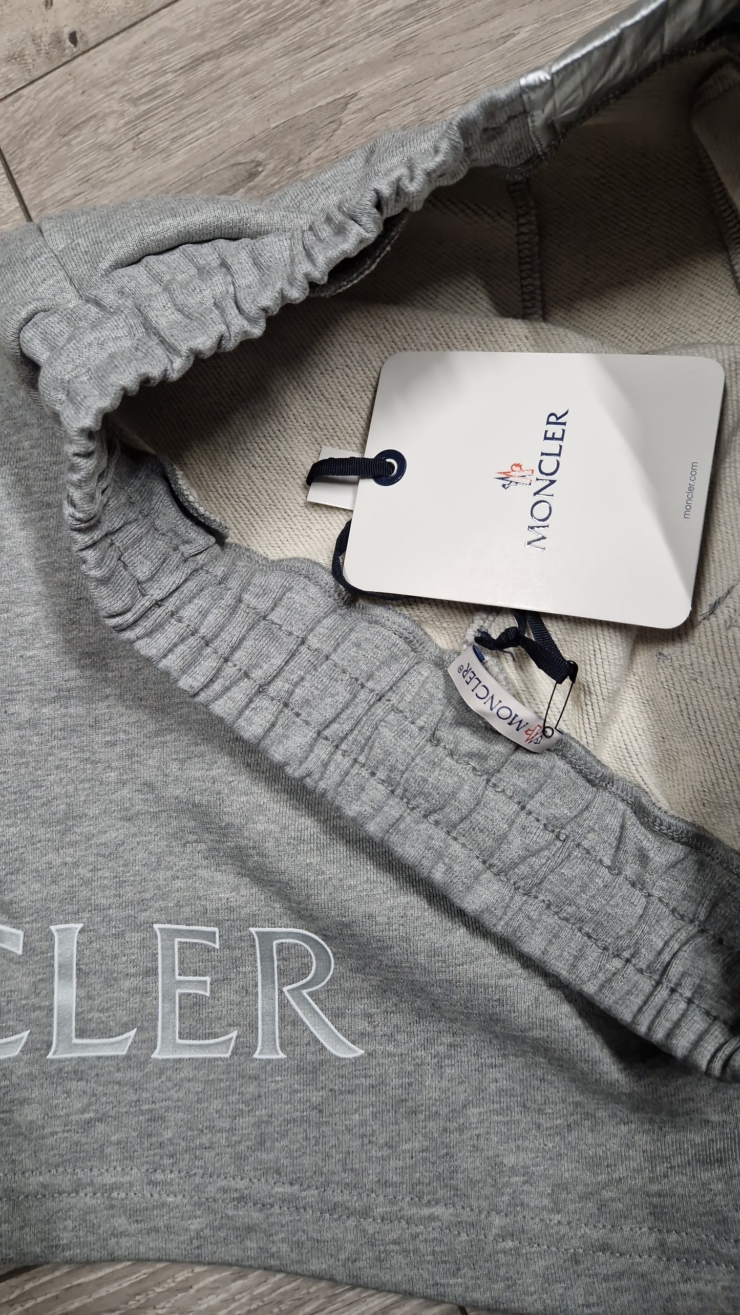 Moncler Signature Lounge Set in Slate Grey