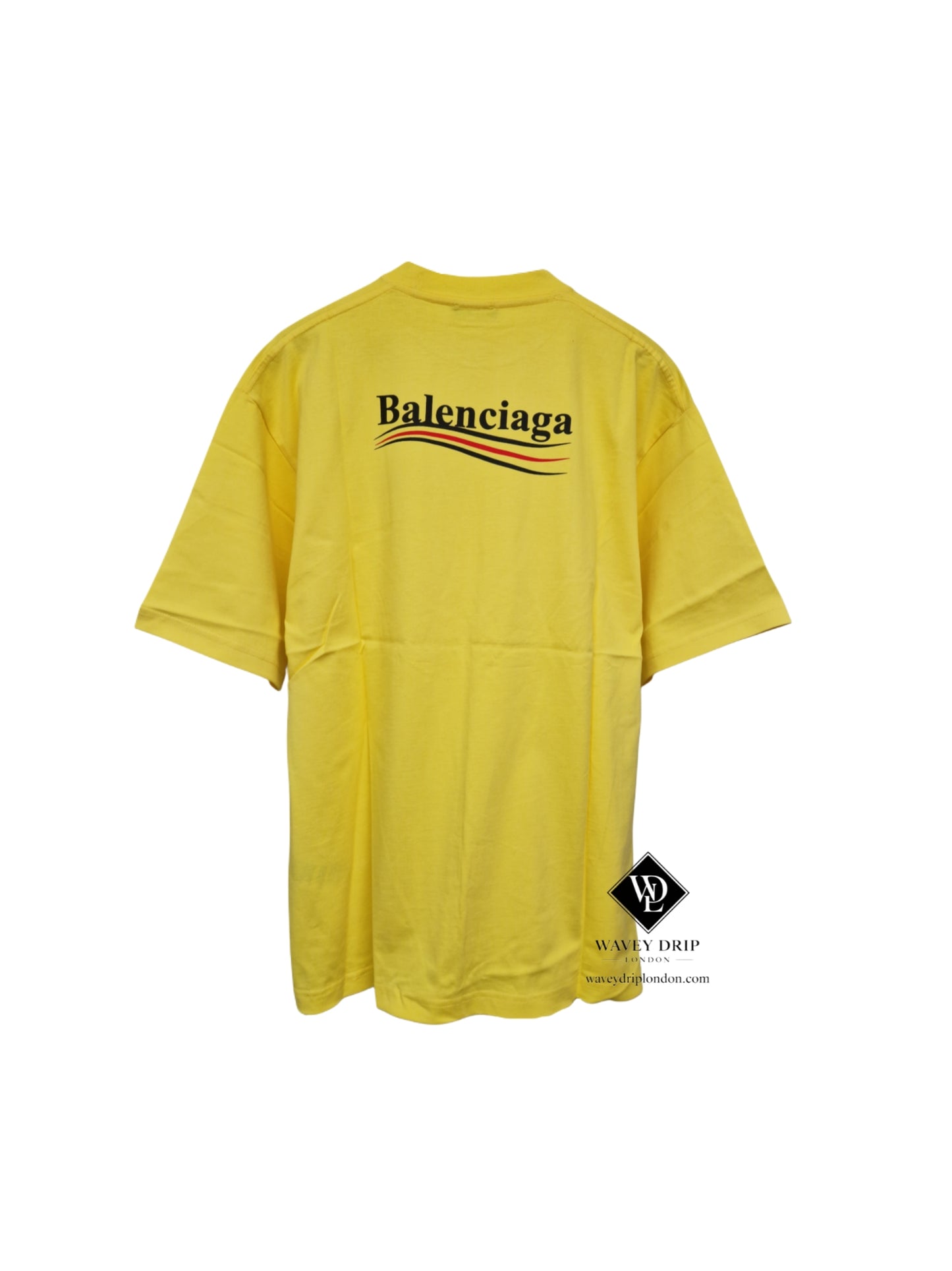 Balenciaga Political Campaign Heritage Tshirt- Yellow (