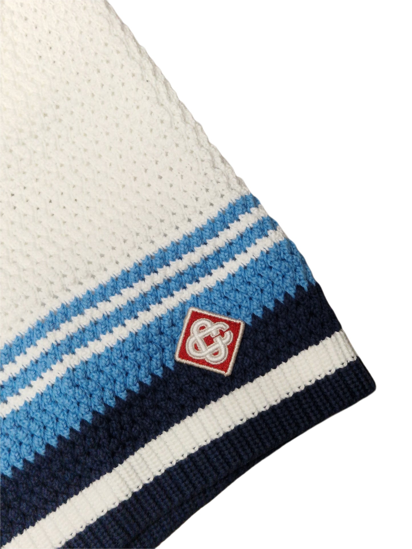 Casablanca Striped Knit Shorts