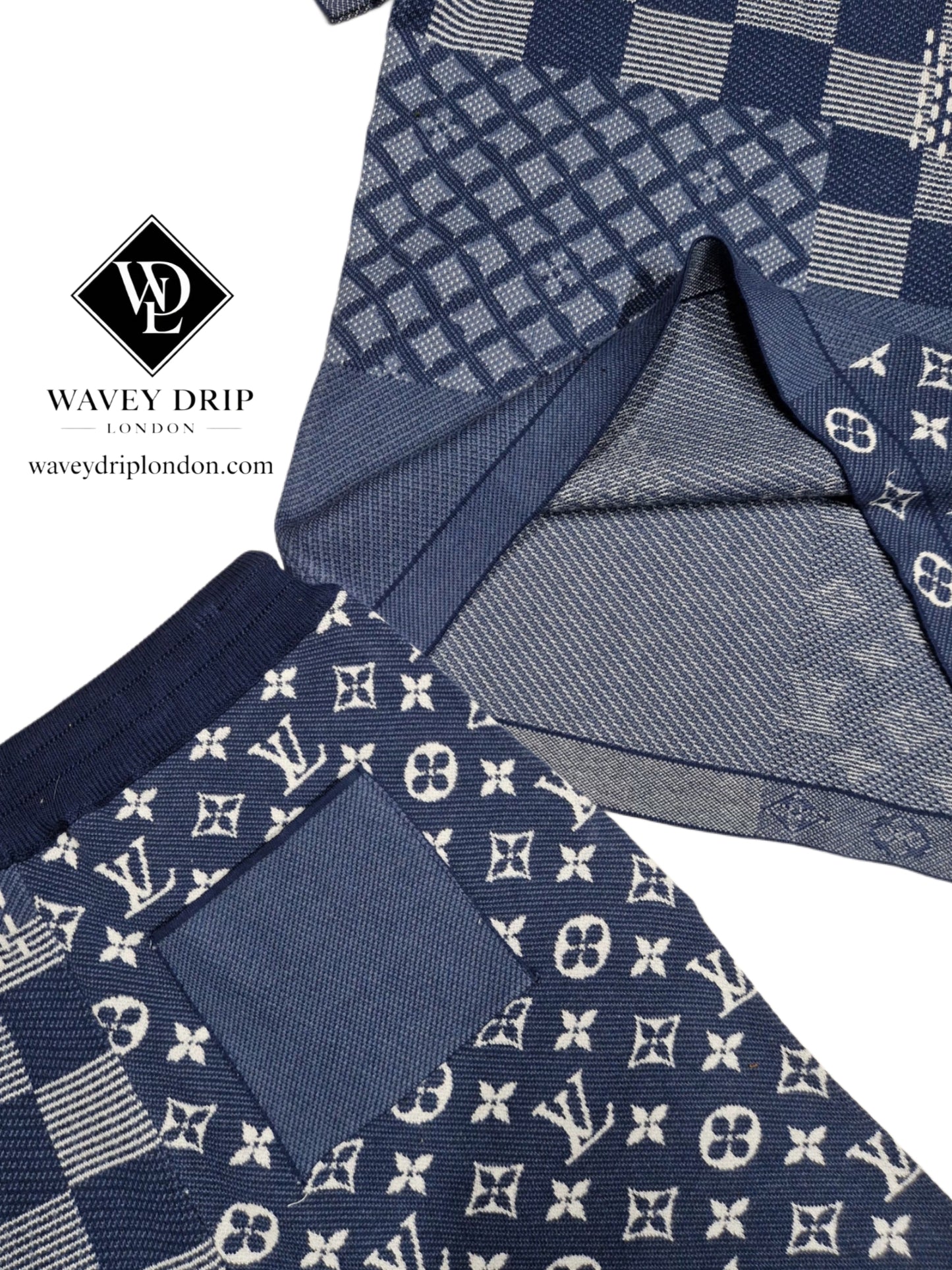 Louis Vuitton Patchwork Monogram Set – Navy