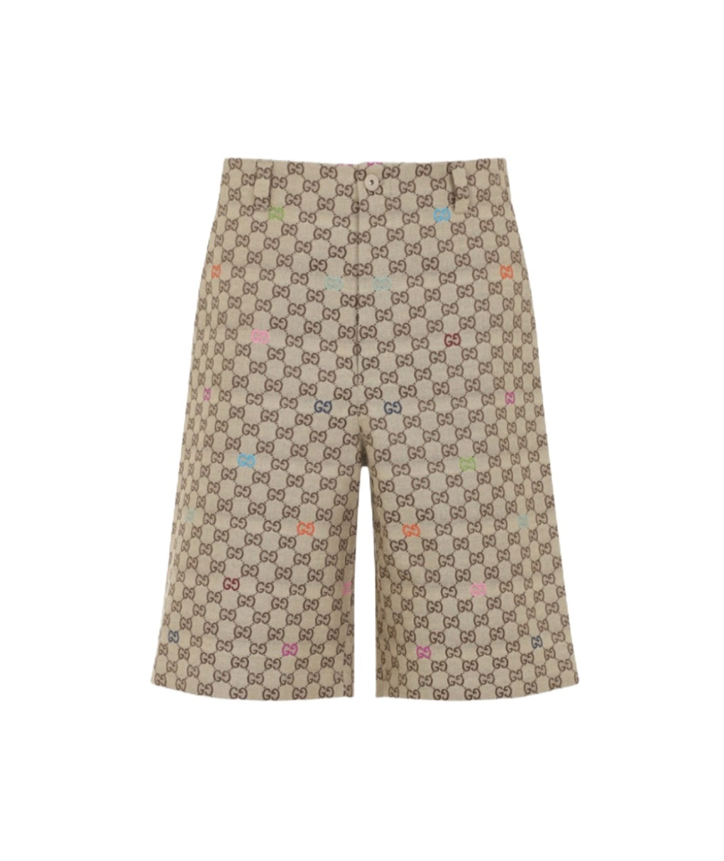 Gucci GG Monogram Canvas Shorts