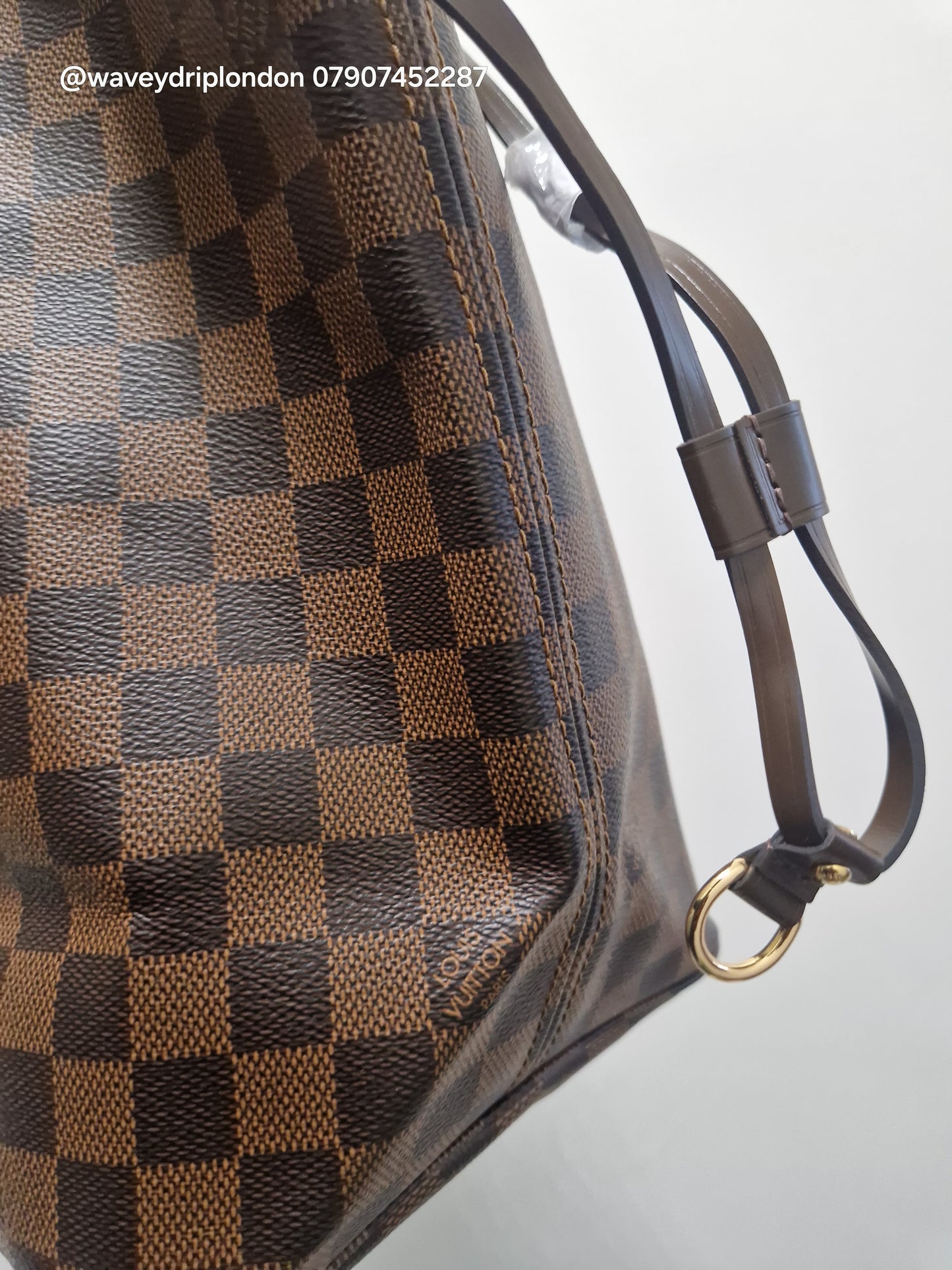Louis Vuitton Neverfull MM Bag - Damier Ebene