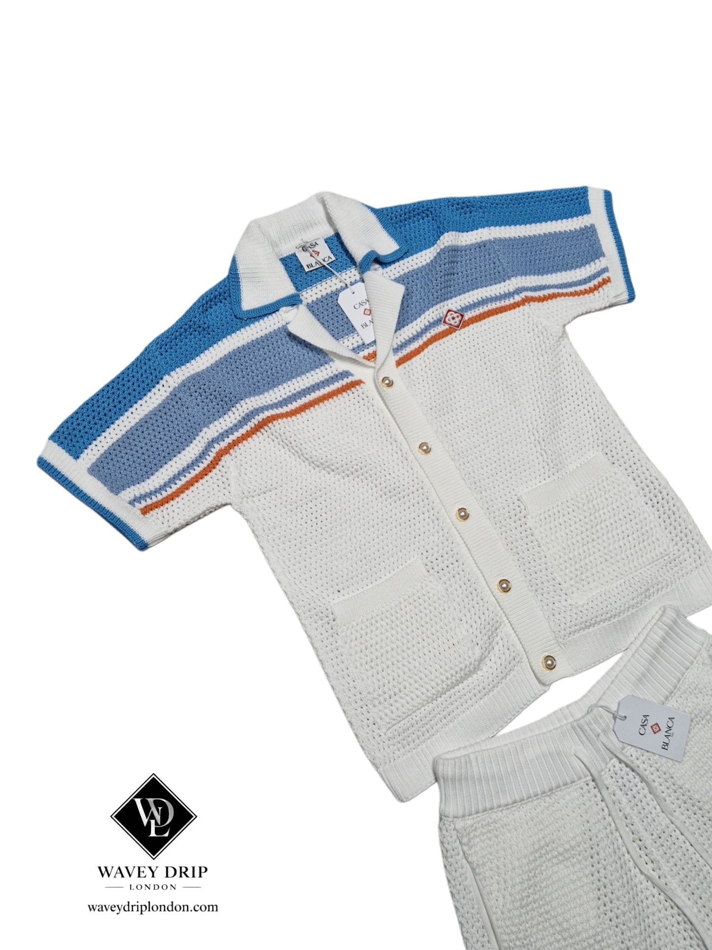 Casablanca Riviera Crochet Short Set