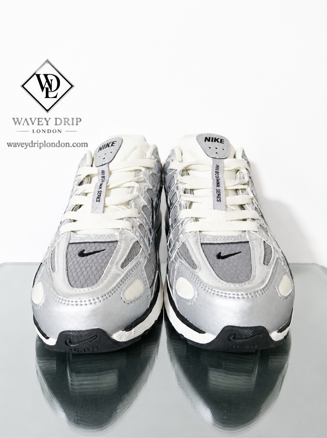 Nike P6000 - Silver / White
