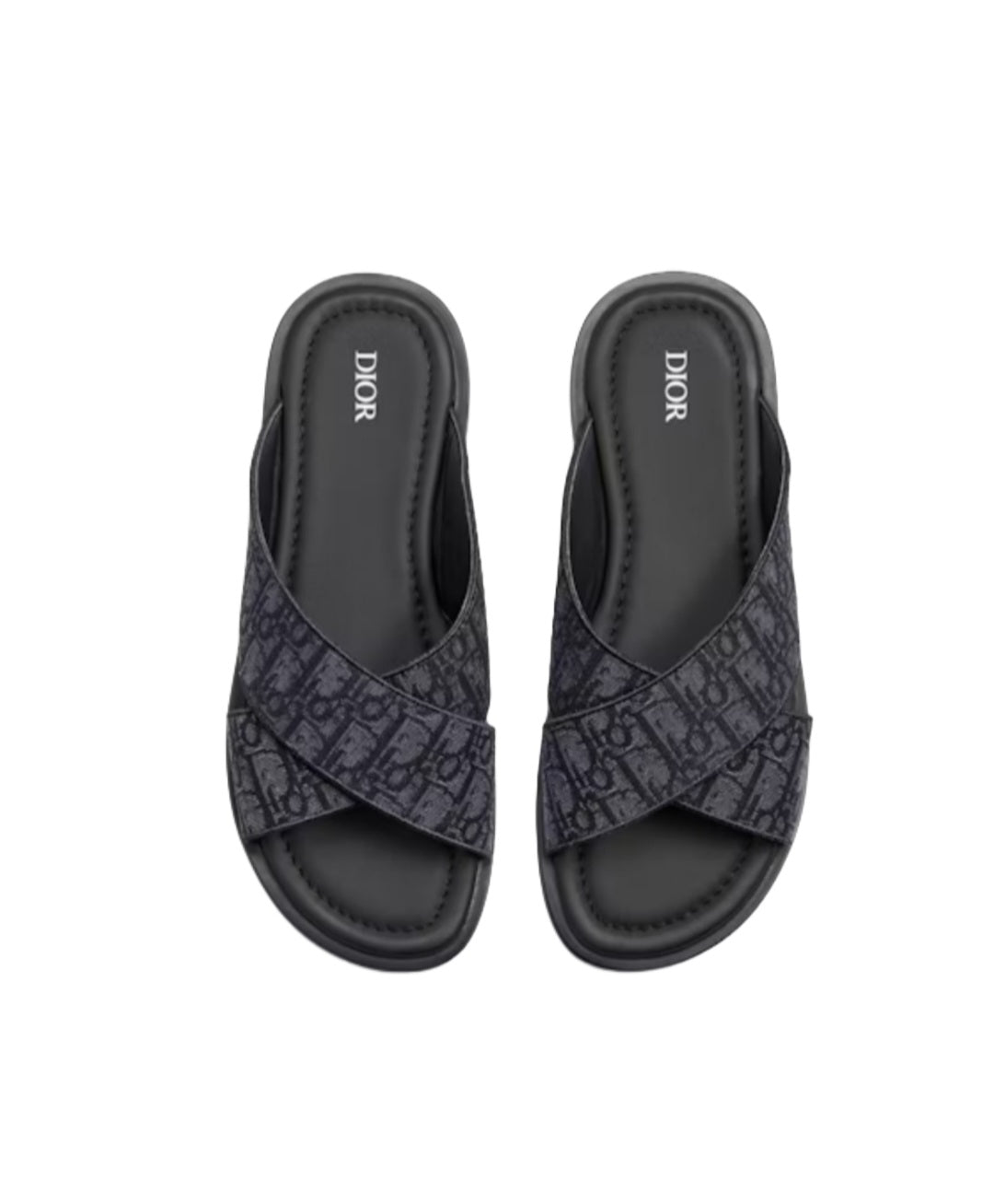Christian Dior Oblique Sandals Black