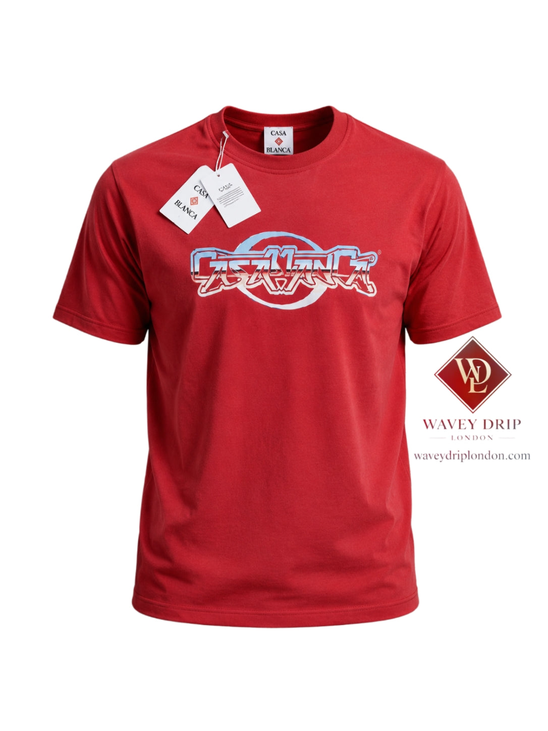 CASABLANCA Red Logo Tshirt