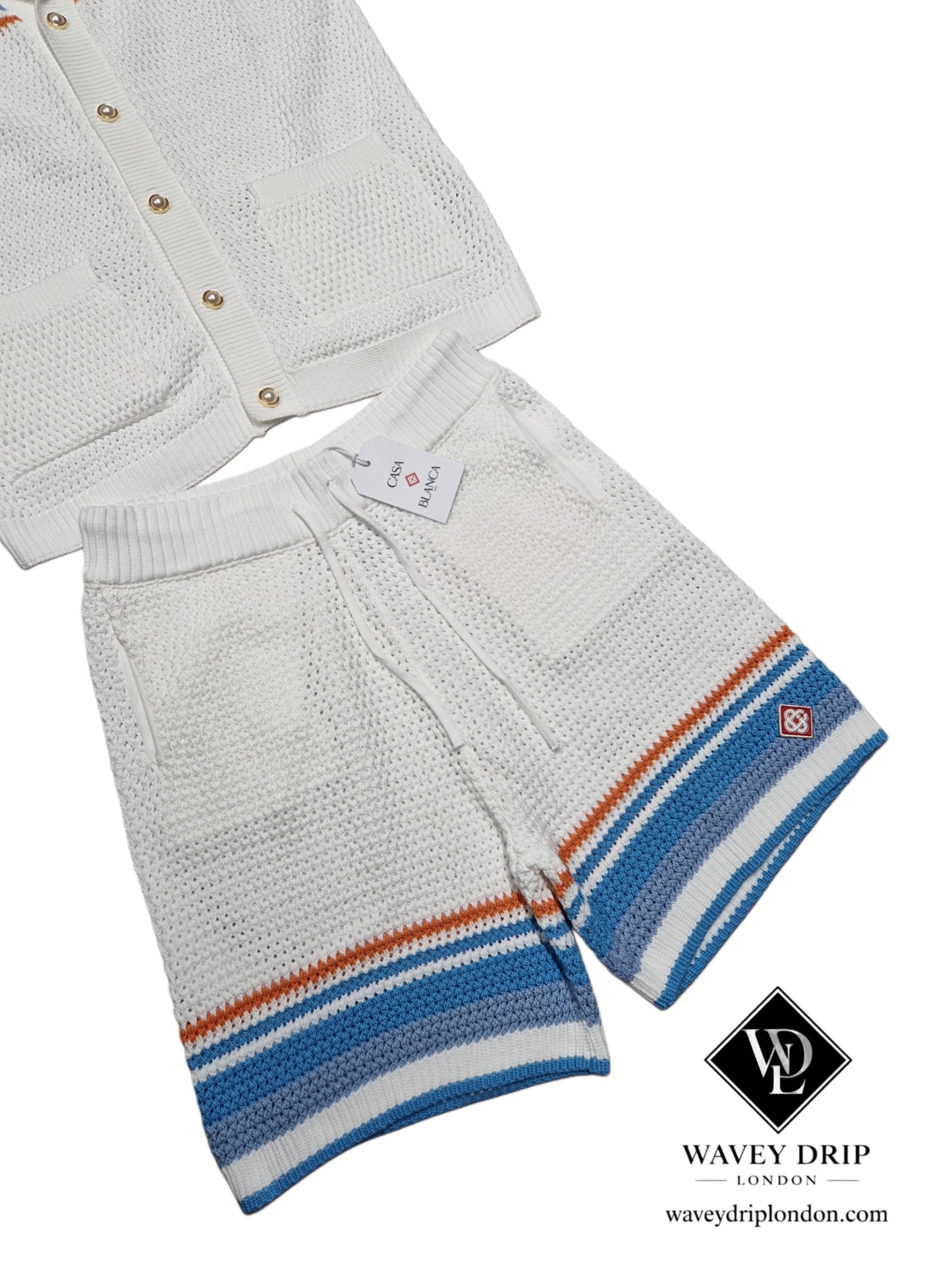 Casablanca Riviera Crochet Short Set
