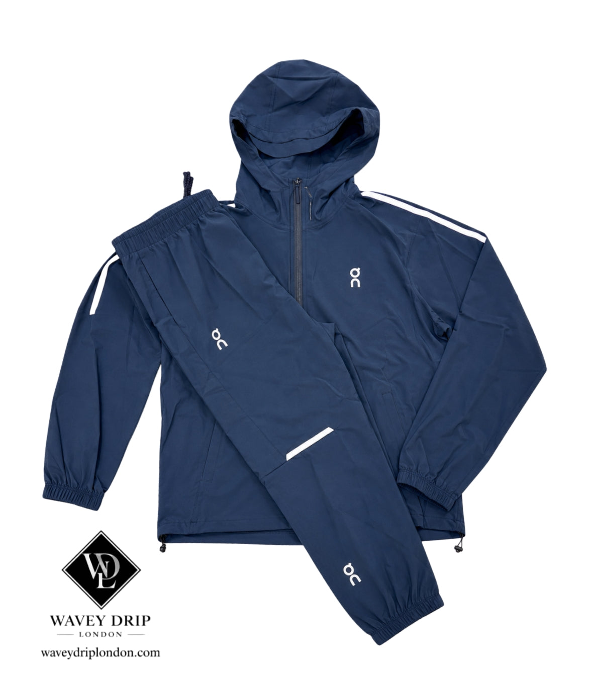 On Cloud Hooded Running Tracksuit - Navy