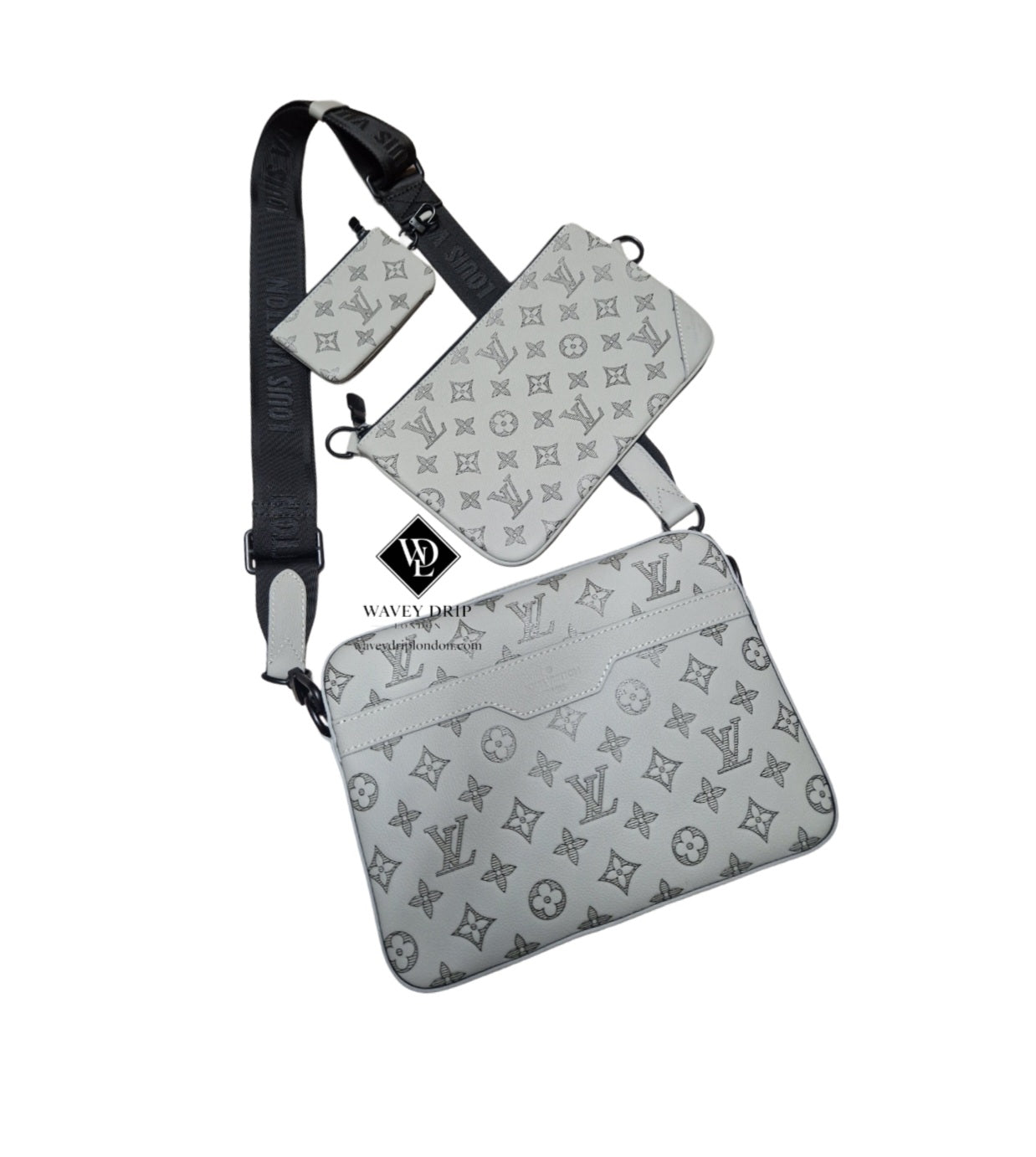 Louis Vuitton Trio Bag Shadow Grey