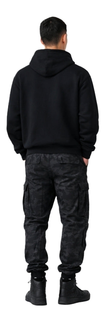 AM Logo Hoodie Black