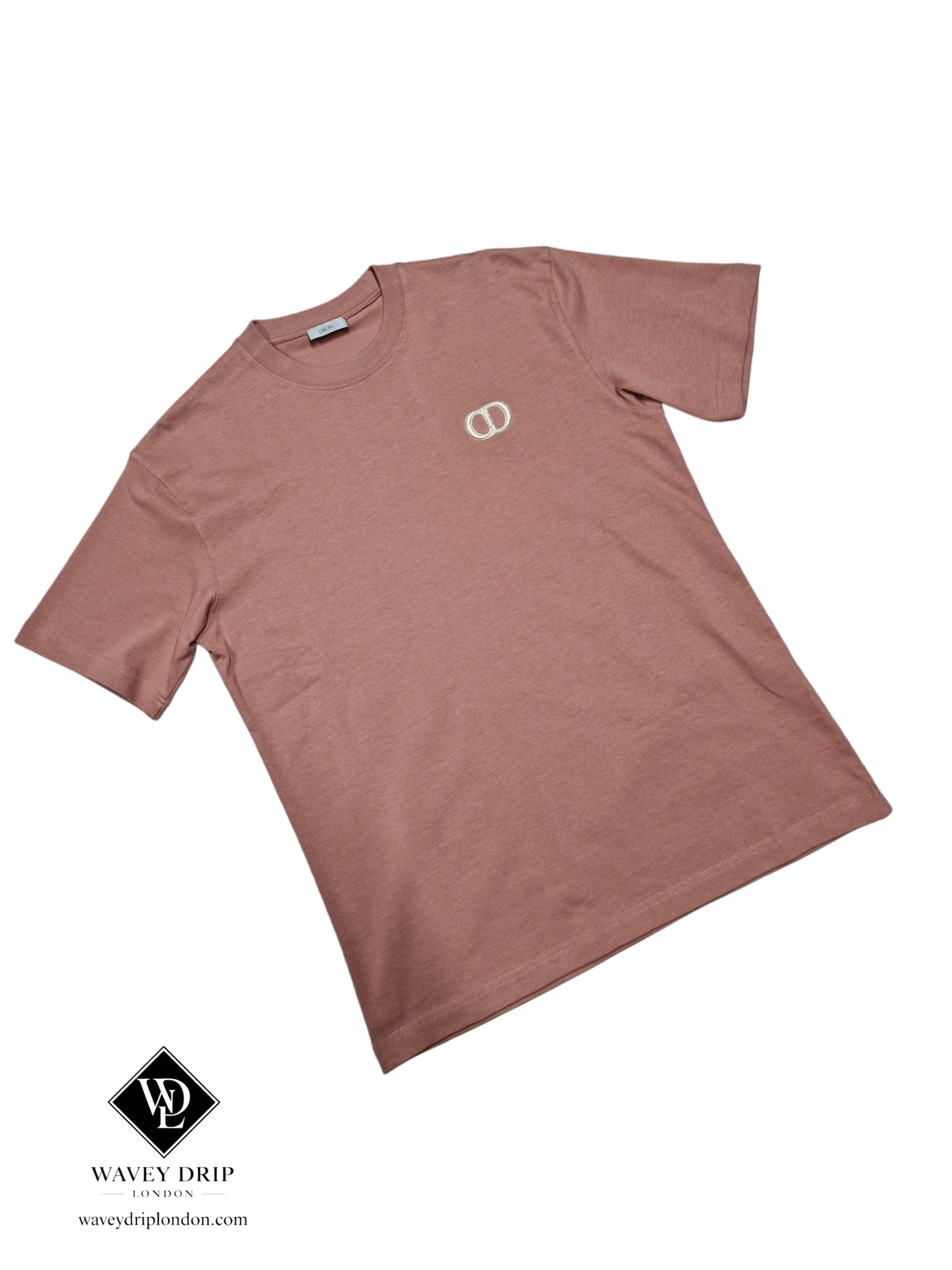 Christian Dior CD Logo Tshirt  - Rose Dust