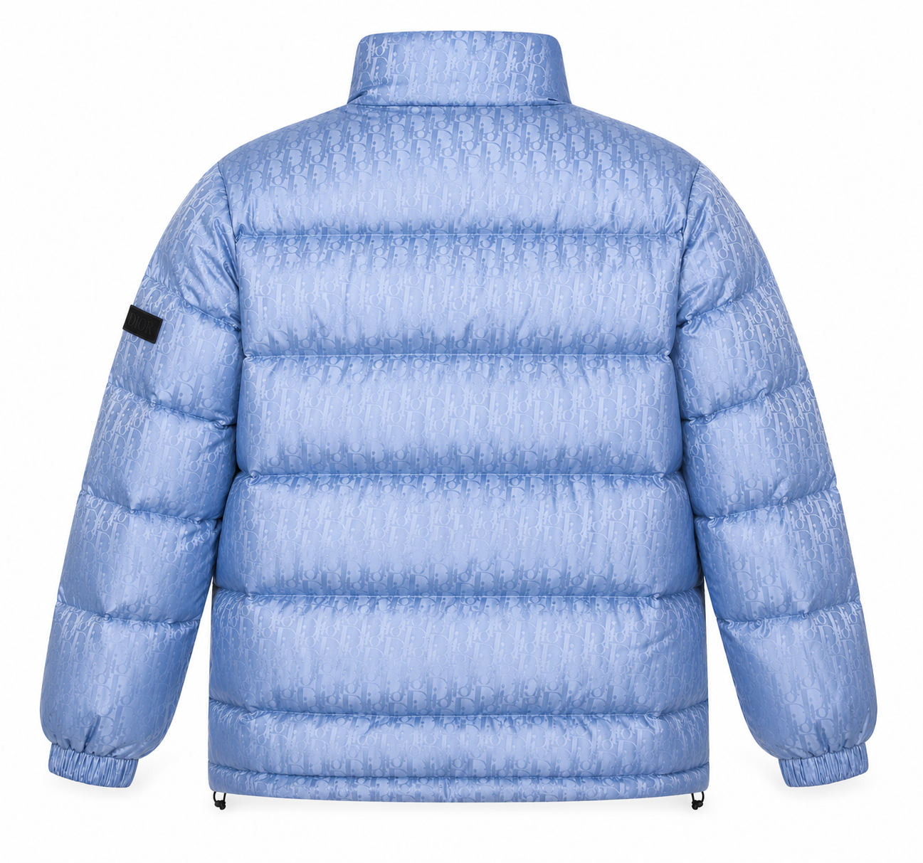 Christian Dior Oblique Puffer Jacket  - Baby Blue