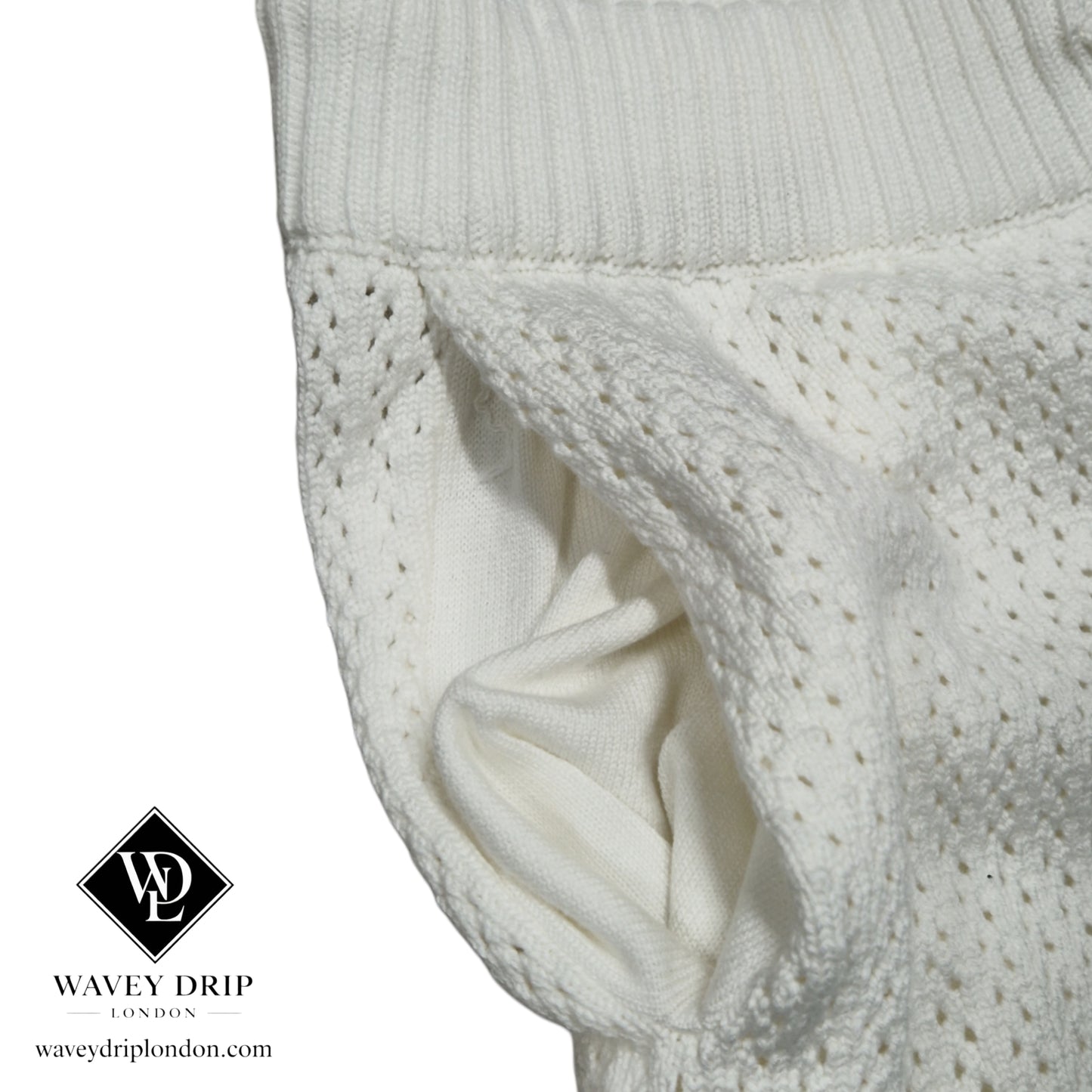 PRADA White Fine-Knit Two-Piece Set