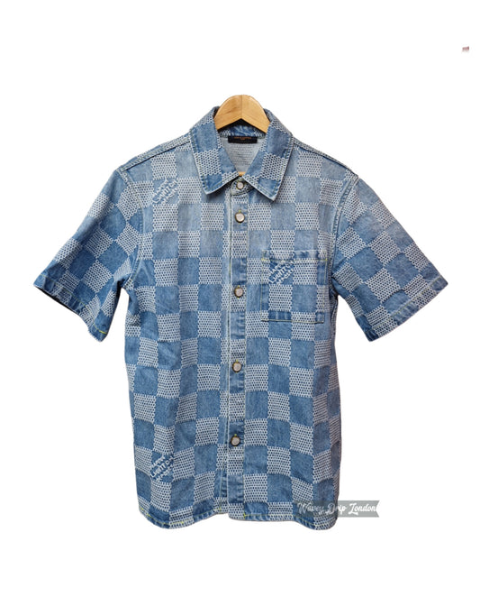 Louis Vuitton Damier Denim Polo