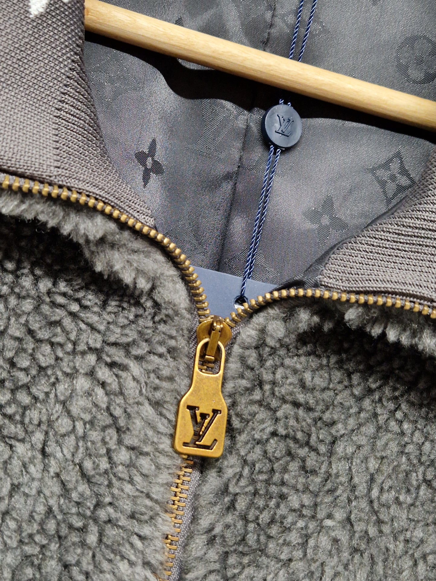 Louis Vuitton Sherpa Zip Up