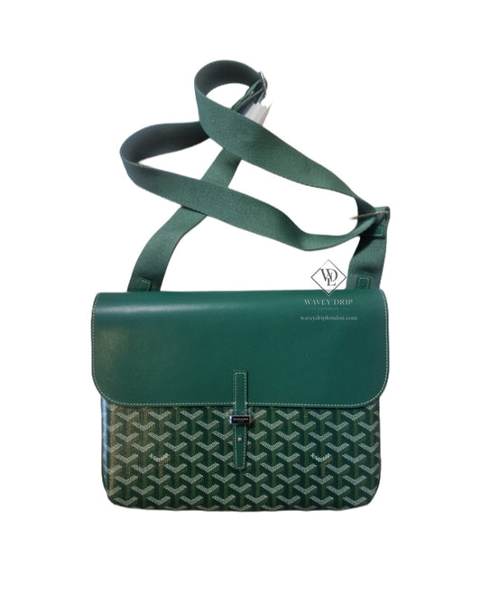 Goyard Coursier Messenger Bag - Emerald Green