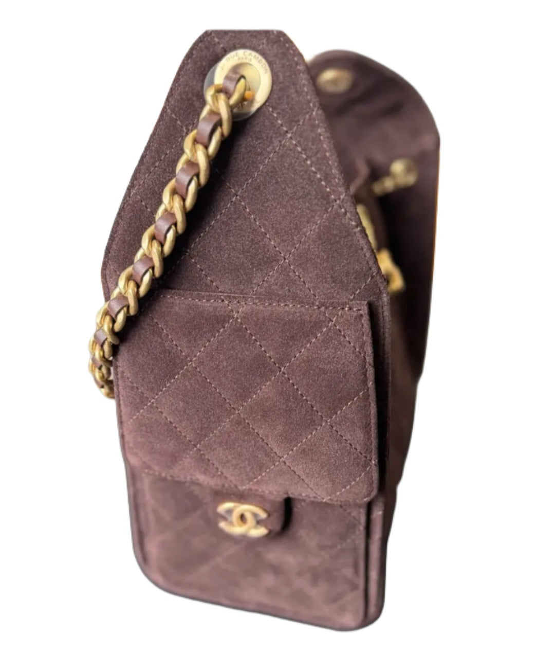 Chanel Suede Quilted Bag (big size)