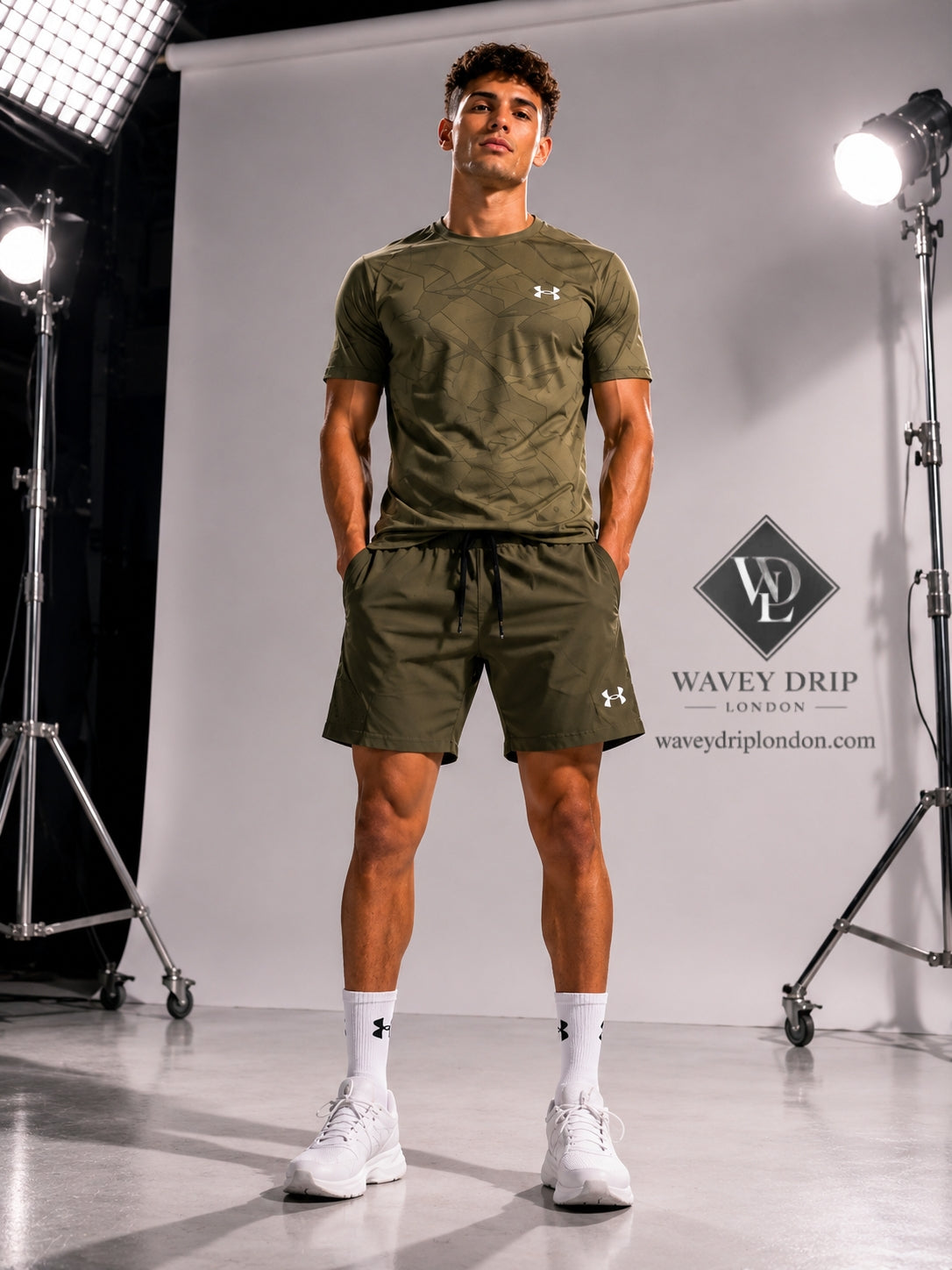Under Armour Olive Terrainn Performance Set