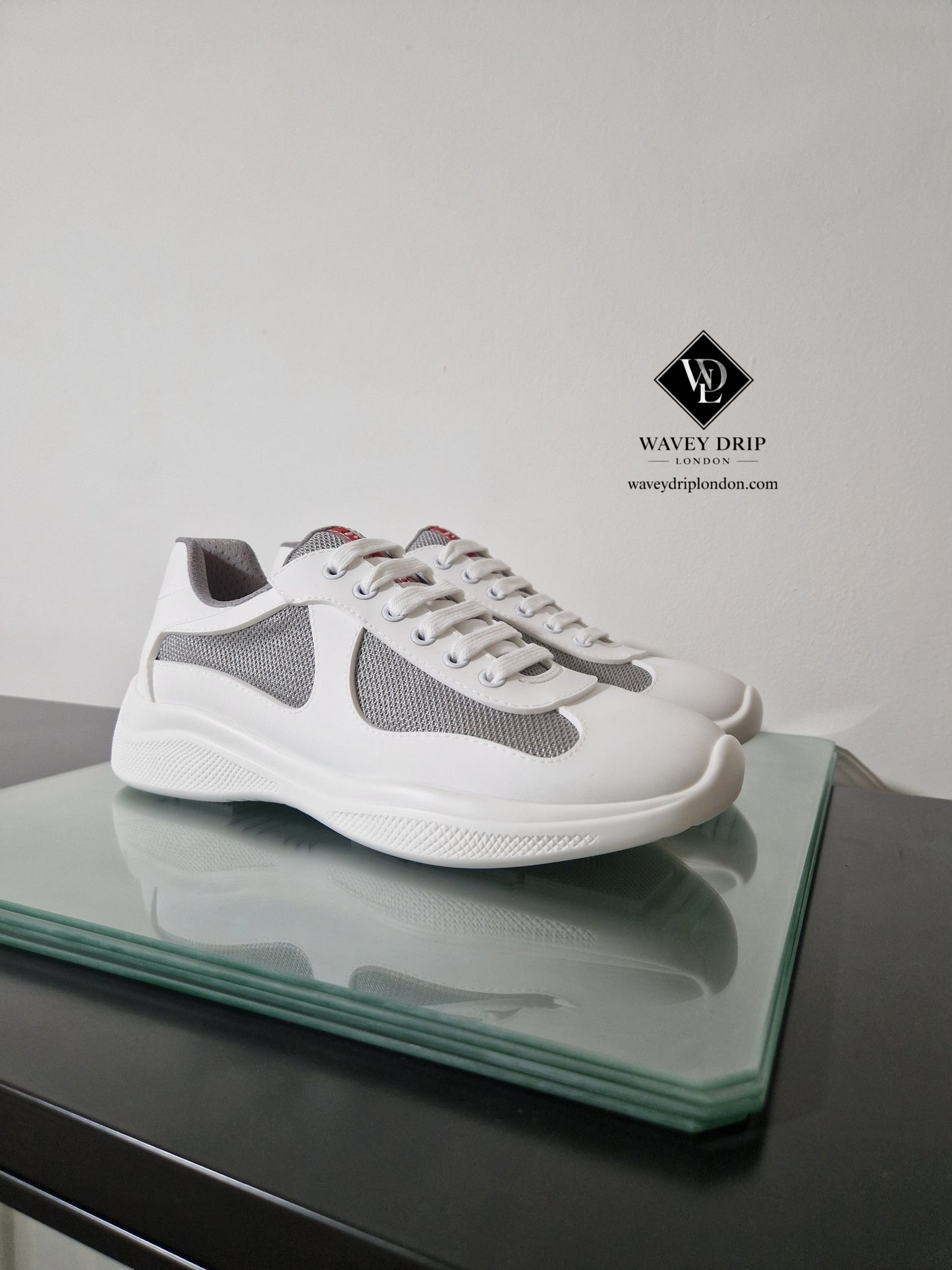 Prada American Cup Sneakers - White