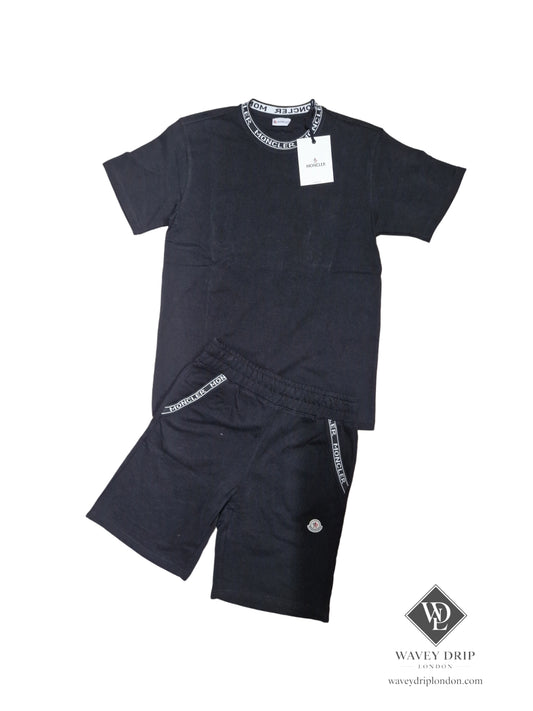 Moncler Logo Shorts & Tshirt Combo